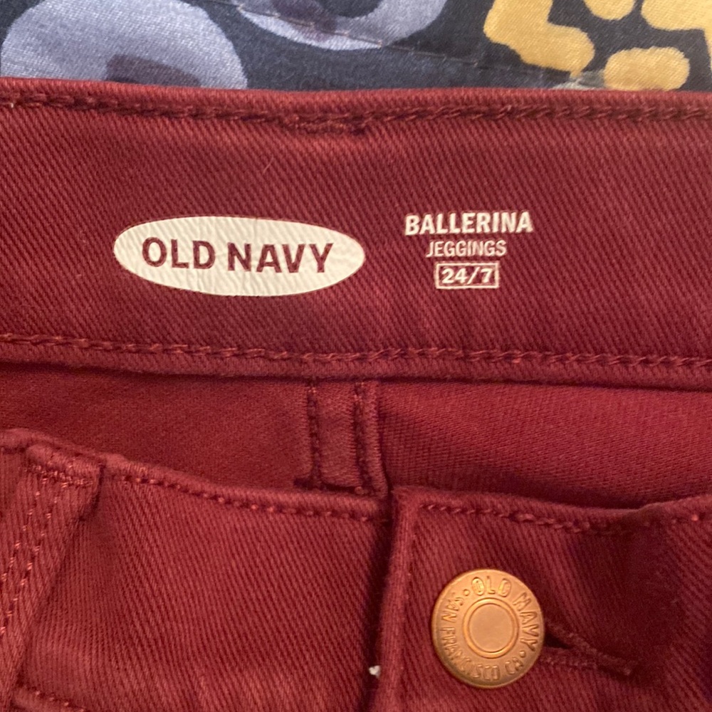 old navy ballerina jeggins size 12